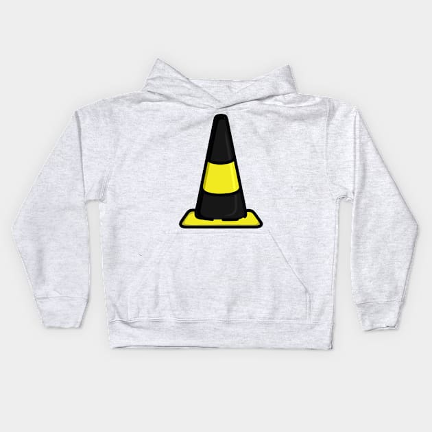 Bee aware cone Kids Hoodie by hoddynoddy